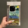 Чехол для телефона для iPhone 17E 17 16 Plus 16E 15 14 13 12 11 Pro Max Air Soft Ван Гог Классический Сшитый Защитный Гибкий Y2k Чехол