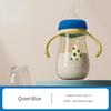160/240/330ML Baby Bottles Feeding Bottle Baby Wide-caliber Milk Bottle with Straw Handle Newborn Baby Straw Bottle Accessory