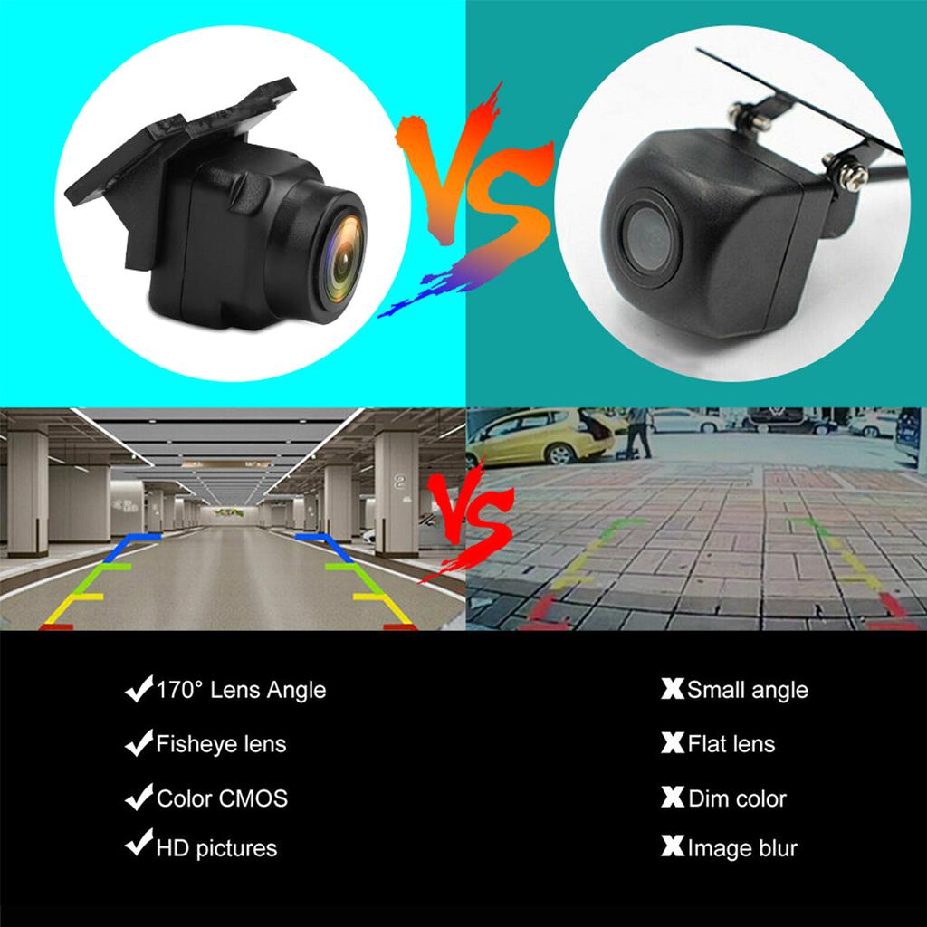 Автомобильная камера заднего вида 1080P, четкая, антиинтерференционная, стабильная, ночная версия, камера заднего вида, широкоугольная, 170°, маленькая камера заднего вида