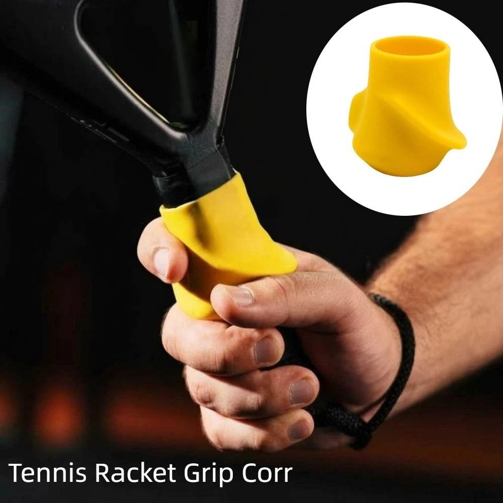 Silicone Peak Rackets Grip Correction Device Comfort Tennis Swing Practice Tools for Men Women