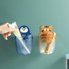 Прочный и водонепроницаемый милый мультяшный стеллаж для хранения зубной пасты без ударов, полка для зубных щеток