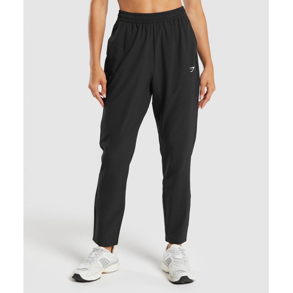 Gymshark Повседневные тканые брюки черного цвета B8a6t Bb2j