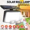 1500 мАч настенный светильник на солнечной батарее солнечная лампа IP65 водонепроницаемый датчик движения освещение парк двор забор улица сад украшение