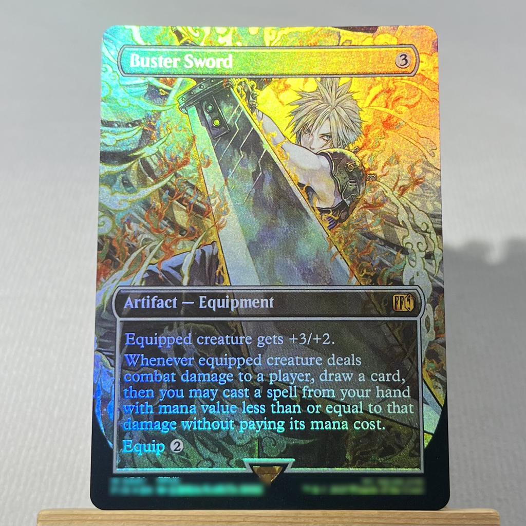 FIN FIC FOIL4-001 Tcg прокси магические карты Облако, Наемник Мидгара Призыв Багамута Виви Орнитьер Молния, Армия из одного собирается