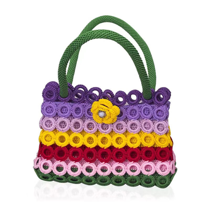 20PCS Plastic Bag Styling O-Ring Loops DIY Crochet Ring Circle Hook Craft Tool Accessory for Handbag