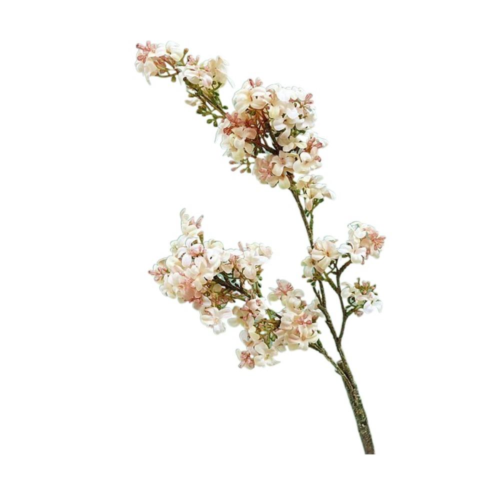 Plastic Artificial Thyme Flower Luxury Fake Flower Thyme Flower Branch  Holiday Party Wedding