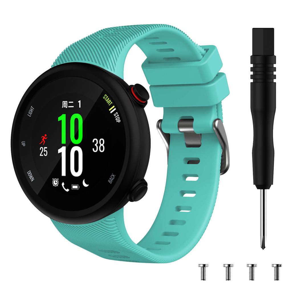 New Silicone Smart Watchband For Garmin Forerunner 45 45s Sport Wristband Strap with Tool For Garmin Swim 2 Bracelet Accessories