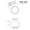 2.8mm Hot Plug Mechanical HITBOX Arcade Button for Street Fighte 6 Arcade Stick Upgrade