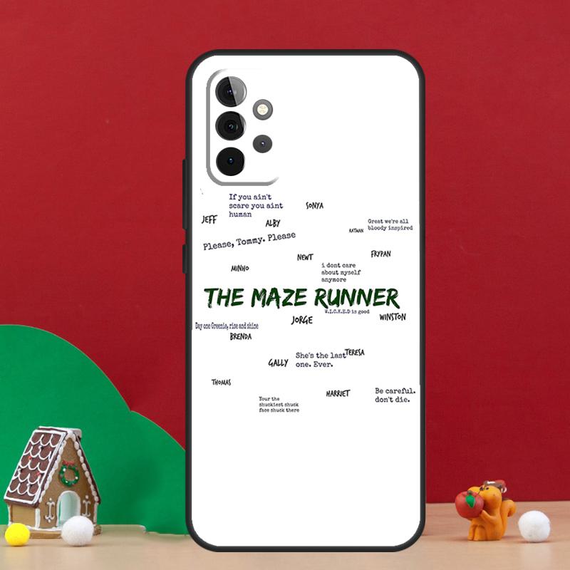 Чехол Maze Runner Цитаты для Samsung Galaxy A56 A33 A13 A36 A23 A52 A32 A12 A54 A34 A14 A16 A53 A15 A35 A55 A17