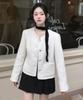 Cluny Glowline Wool Tweed Jacket - White