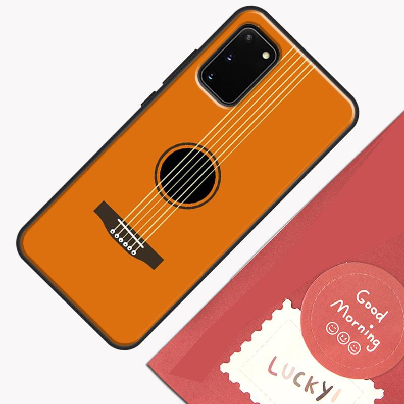 Классический деревянный чехол для телефона-гитары для Samsung Galaxy S25 S26 Ultra S20 S21 S22 S23 S24 Plus S9 S10 S25 FE Защитный корпус