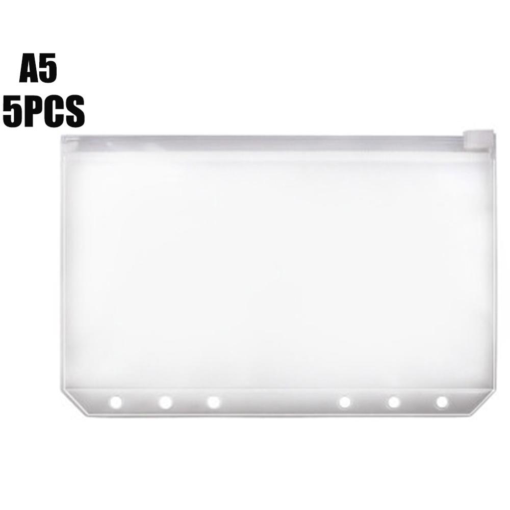 Loose Leaf Storage Bag Zipper PVC Binder Document Document Folder Folder Pouch File Organizer