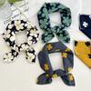 56cm Soft Retro Soft Cotton Square Scarf for Women Neckerchief Cotton Headscarf Floral Printed Small Scarf Hijabs