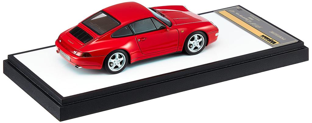 VISION Масштаб Porsche 911 Carrera 4 1995 Красный гвардейский Готовая модель 1/43 (993)