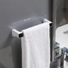 1pc Small Size Towel Rack Bathroom Punch-free Towel Bar Simple Creative Bathroom Towel Rack
