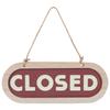 Двусторонняя табличка «Магазин закрыт» с веревкой, деревянная табличка для двери бизнеса, подвесная табличка «Бизнес открыт» для двери магазина, окна