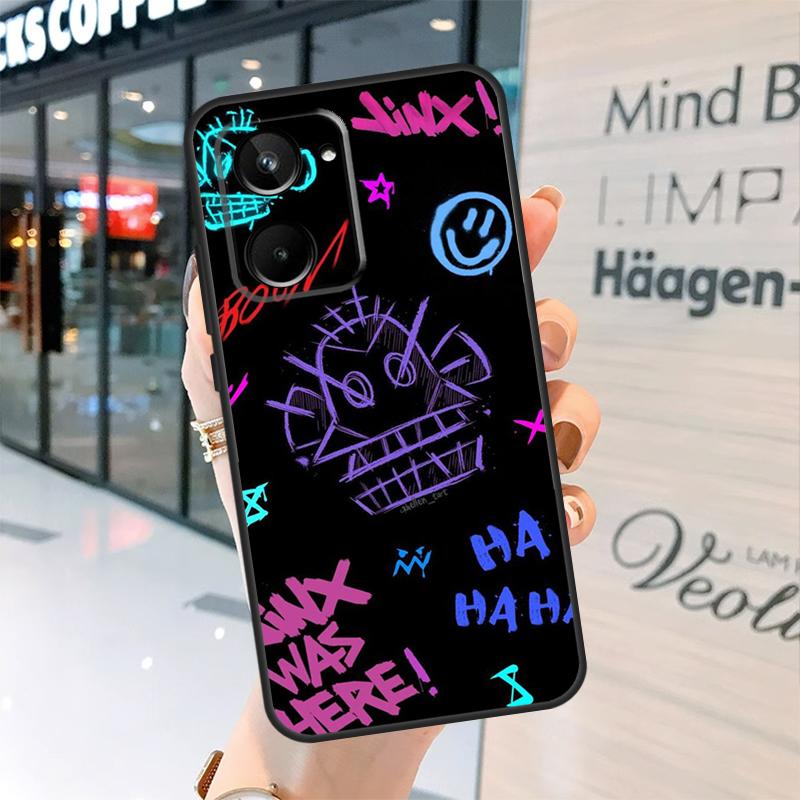 Чехол для телефона Realme C30 C11 C15 C21Y C25 C33 C35 C55 GT Neo 3T 2T 5 3 8 9 10 11 Pro Plus с изображением Arcane Jinx Vi