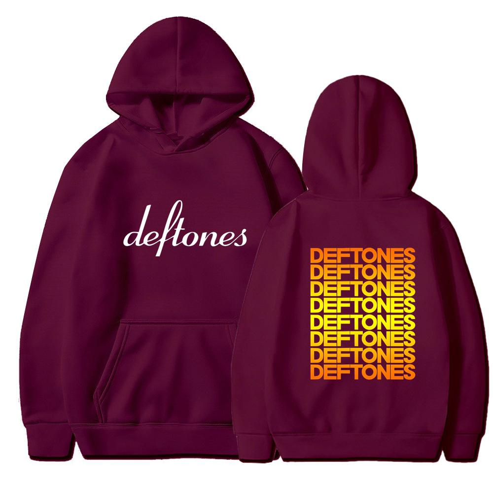 Deftones Весенние мужские толстовки с капюшоном для мальчиков Harajuku для девочек хип-хоп-пуловер модный музыкальный подарок повседневный свободный удобный свитшот