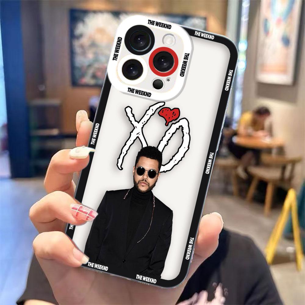 Прозрачный чехол для телефона W-Weeknd XO Poster Cover для Redmi Note 15 14 13 12 11 11T 11S 10 9 10S 9S 8 Pro Max Plus Прозрачный чехол