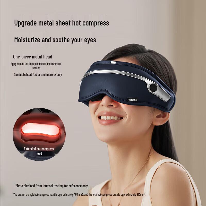 Philips Eye Massager with Hot Compress and Bluetooth Audio CN plug (adapter included)