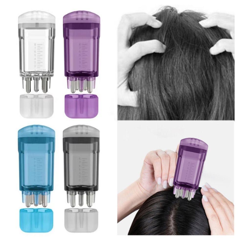 Пластиковый аппликатор для кожи головы Мини-массажер для волос и головы Жидкий направляющий массажер Лечение кожи головы