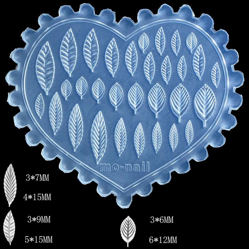 Форма для лепки ногтей Креативный цветок Бабочка Снежинка Украшения для нейл-арта Штамповочные пластины DIY Маникюр Аксессуары для ногтей Инструменты