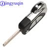 Jingyuqin Remote 2buttons Flip Folding Car Key Shell Case Fob Cover For Citroen DS3 Uncut VA2 Key Blade Корпус Cover