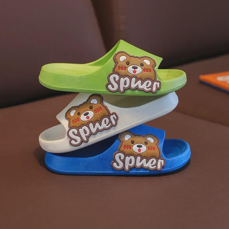 Тапочки с рисунком «родитель-ребенок»: Летняя домашняя обувь для купания для мальчиков и девочек