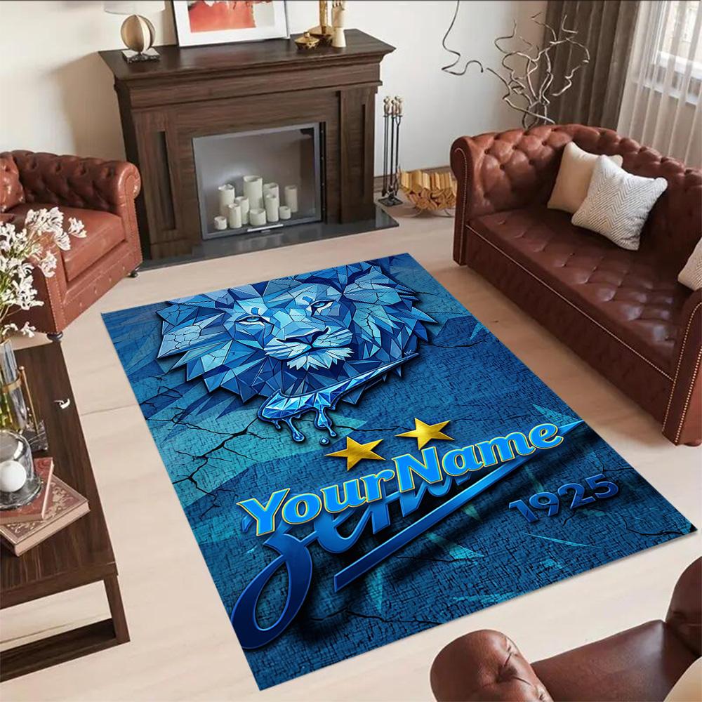 Fc Zenit Saint‑petersburg 32 Customize Text Floor Rug Office Rug Perfect for Game Room Dormitory Hallway Balcony Antislip Carpet Office home decor