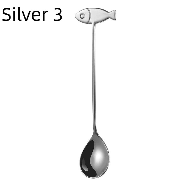 Chic and Fun Cat Shaped Spoon in 304 Stainless Steel for Dessert Delights