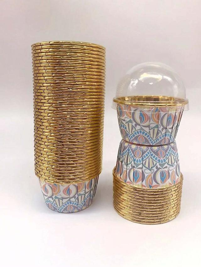 50/25 шт. Мини-формы для кексов, обертки, формы для выпечки, коробки для кексов, инструменты для выпечки своими руками, кухонные принадлежности для выпечки