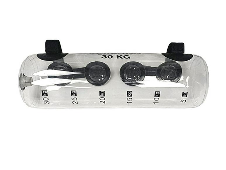 Clear PVC Water-Air Combo Fitness Bag: Weighted Squat Z Energy Pack for Balance Training