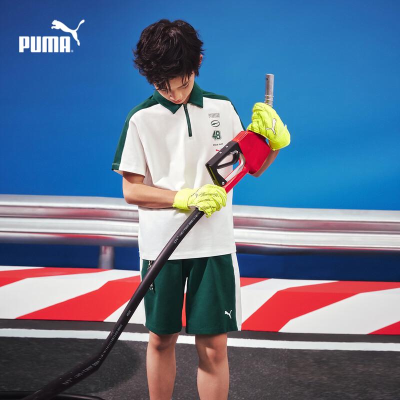 Puma Комплект из детской футболки-поло с коротким рукавом