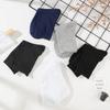 5 Pairs/Lot Men's Vertical Striped Cotton Socks Mid-calf Breathable Socks Business Sports Socks