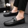 Fashion Designer Men Loafers Shoes Man 2024 Fashion Comfy Slip-on Drive Moccasins Footwear Male Brand Leather Boat Shoes Men Casual Shoe