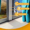 Windproof Window Sealing Tape Self Adhesive Sealing Film Draft Isolation Tape  Rain Protection
