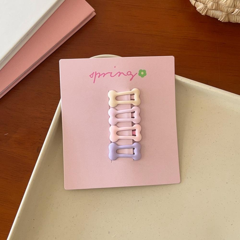 4pcs/set Colorful Hairpin Cute Barrettes Headwear Hair Clips for Girls