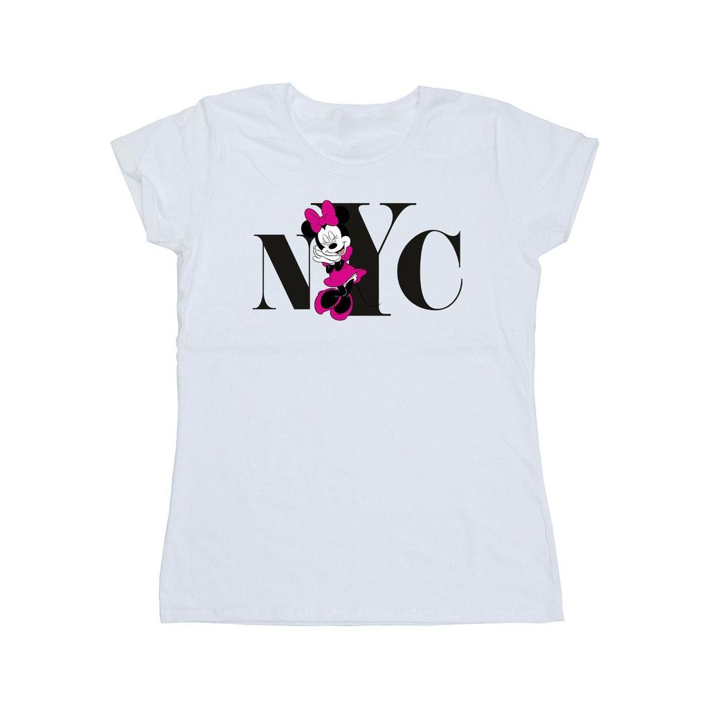 Disney Womens/Ladies Minnie Mouse NYC Cotton T-Shirt