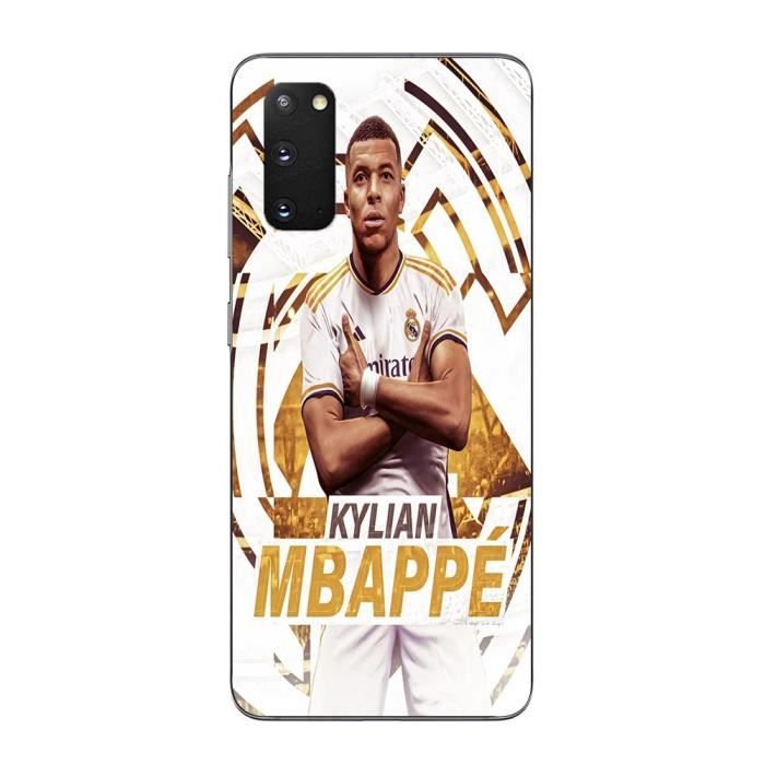 Coque - MANIACASE - Samsung Galaxy S20 - Kylian Mbappe - Noir - Souple