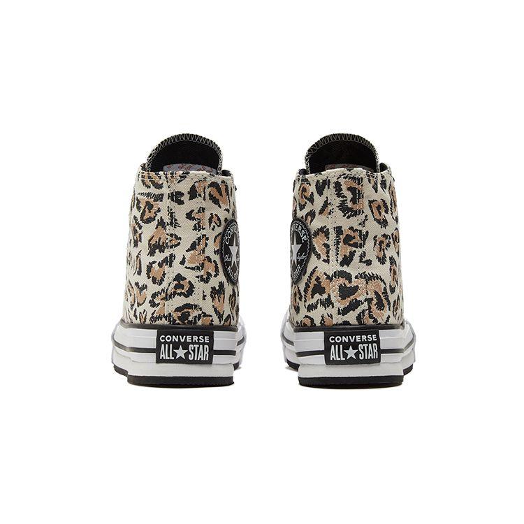 Converse Chuck Taylor All Star Canvas Удобные Универсальные Высокие Детские Холщовые Кеды Детские Кроссовки Черные Коричневые 671604C