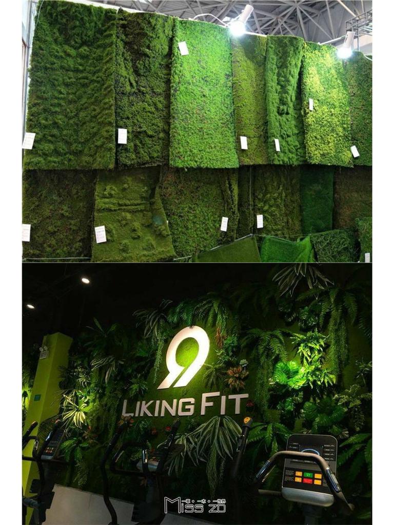 Artificial Green Moss for Wall Display and Bonsai Scenery