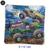 Monster Truck Party Decoration Disposable Tableware Plate Cup Napkins Truck Off road Vehicle Balloon Boy Birthday Party Supplies