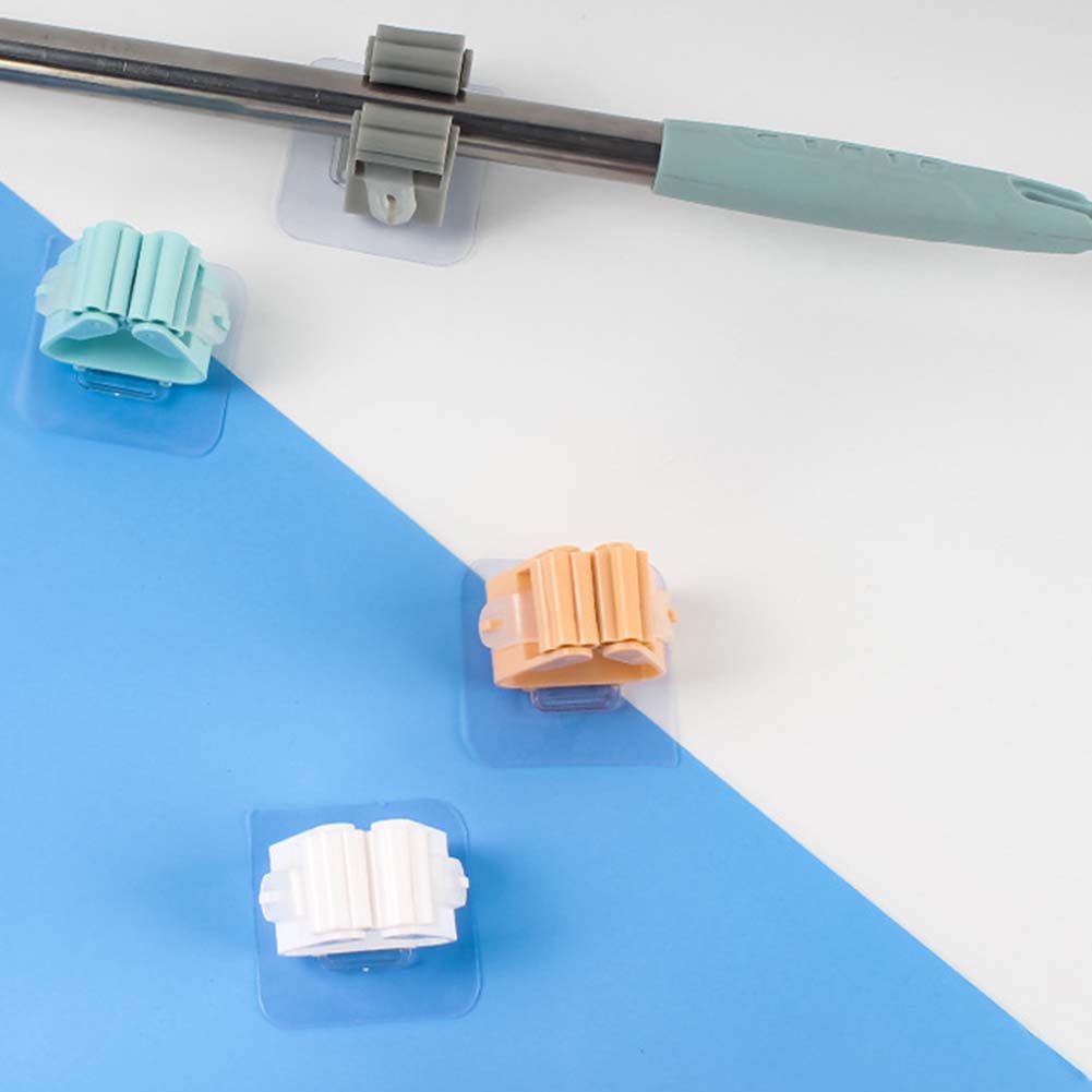 Держатель для швабры, настенный органайзер для швабры, держатель для щетки, вешалка для метлы, стеллаж для хранения, кухонная вешалка, зажим, бесшовный крючок для швабры