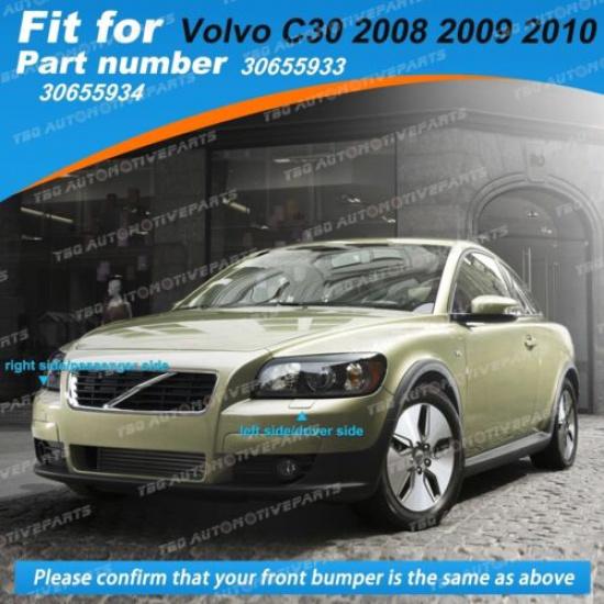 Front Bumper Headlight Washer Nozzle Jet Cover For Volvo C30 2007-2009 30655933