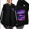 Горячая K-pop Толстовка с капюшоном на молнии Охотники на демонов Кино Мира Руми Зои Пуловер Свитшот Мужская Женская Повседневная Одежда Оверсайз Толстовки