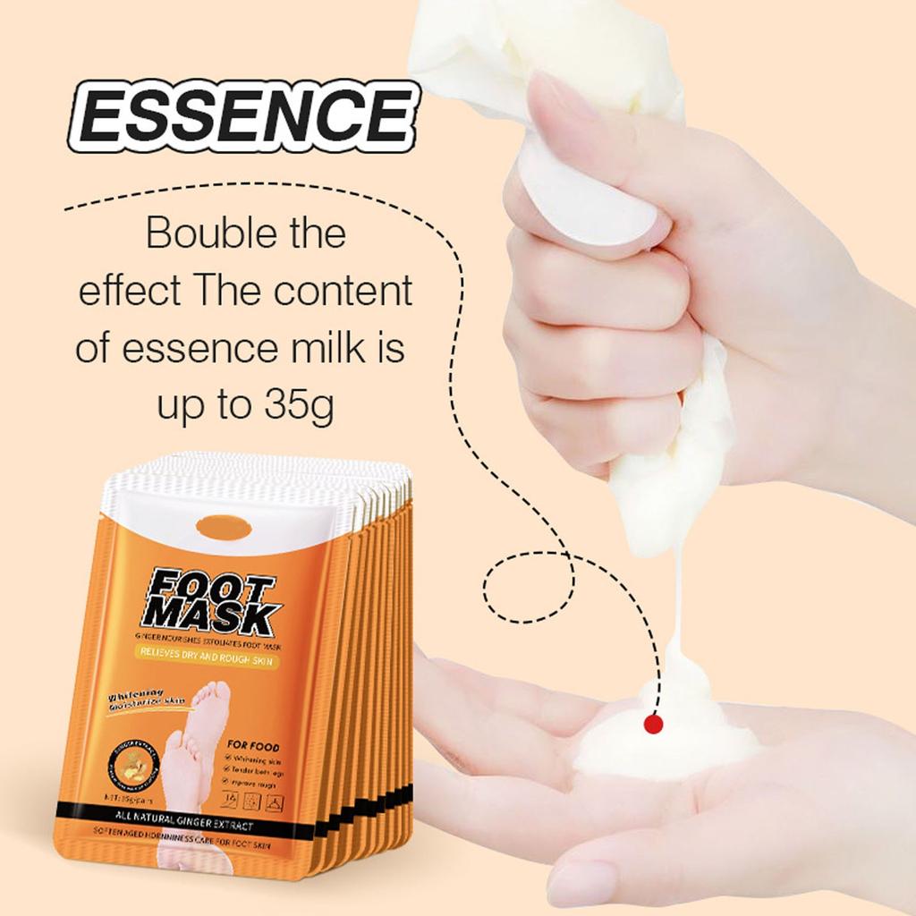Маска для пилинга ног 10 шт. Маски для ног, которые удаляют омертвевшую кожу для сухих потрескавшихся ног, средство для удаления омертвевшей кожи 1 мл