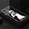 Luxury Plated TPU Phone Case With Lanyard for Huawei Y6P Y7 Y9 Prime 2019 Y9S Honor 70 90 Lite X7A X9A 5G Cases A9 Hentai Harajuku Anime Girl Cover