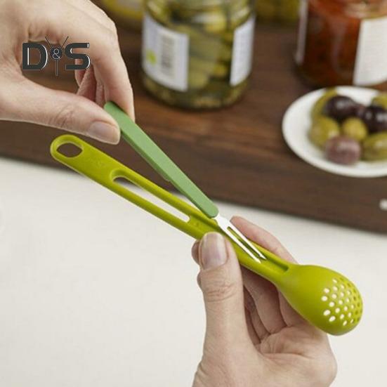 1 комплект дуршлага с защитой от царапин, прочный полый дуршлаг с длинной ручкой для соуса