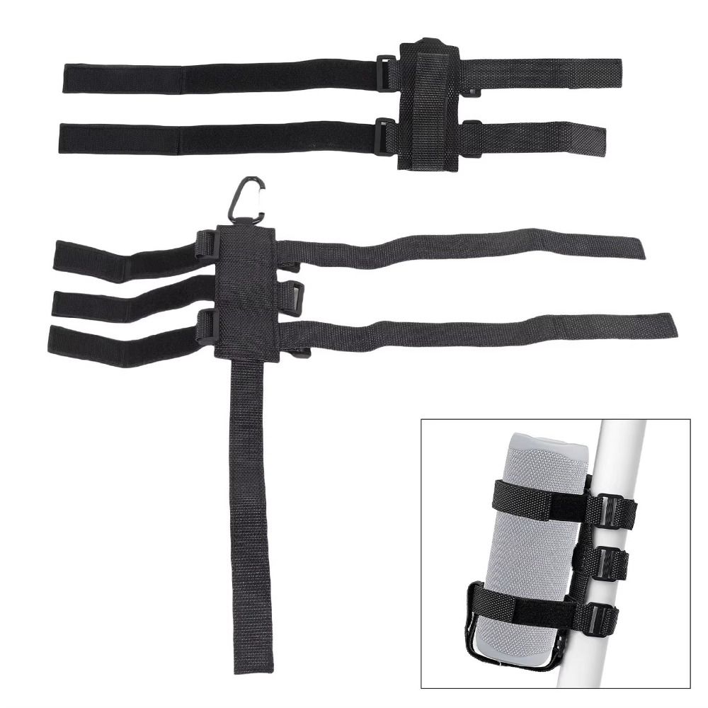 Adjustable Strap Cycling Speaker Mount Bracket Holder Water Bottle Holder Kettle Rack