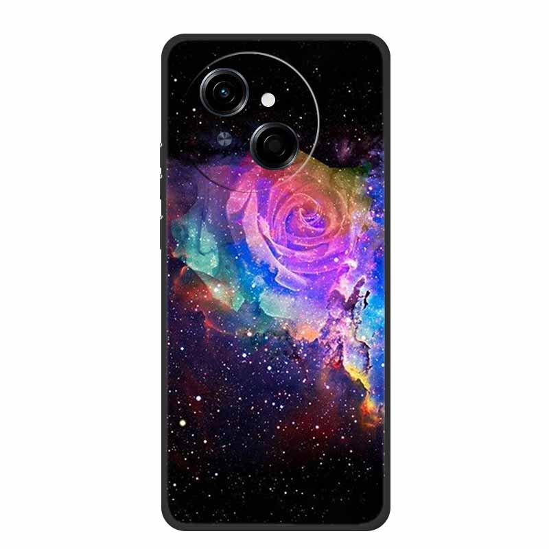 Phone Case For Tecno Spark Go 1 S Back Cover Case 6.67" Black Silicone Soft TPU Coque For Tecno Spark Go 1S Case Go1S Funda Para